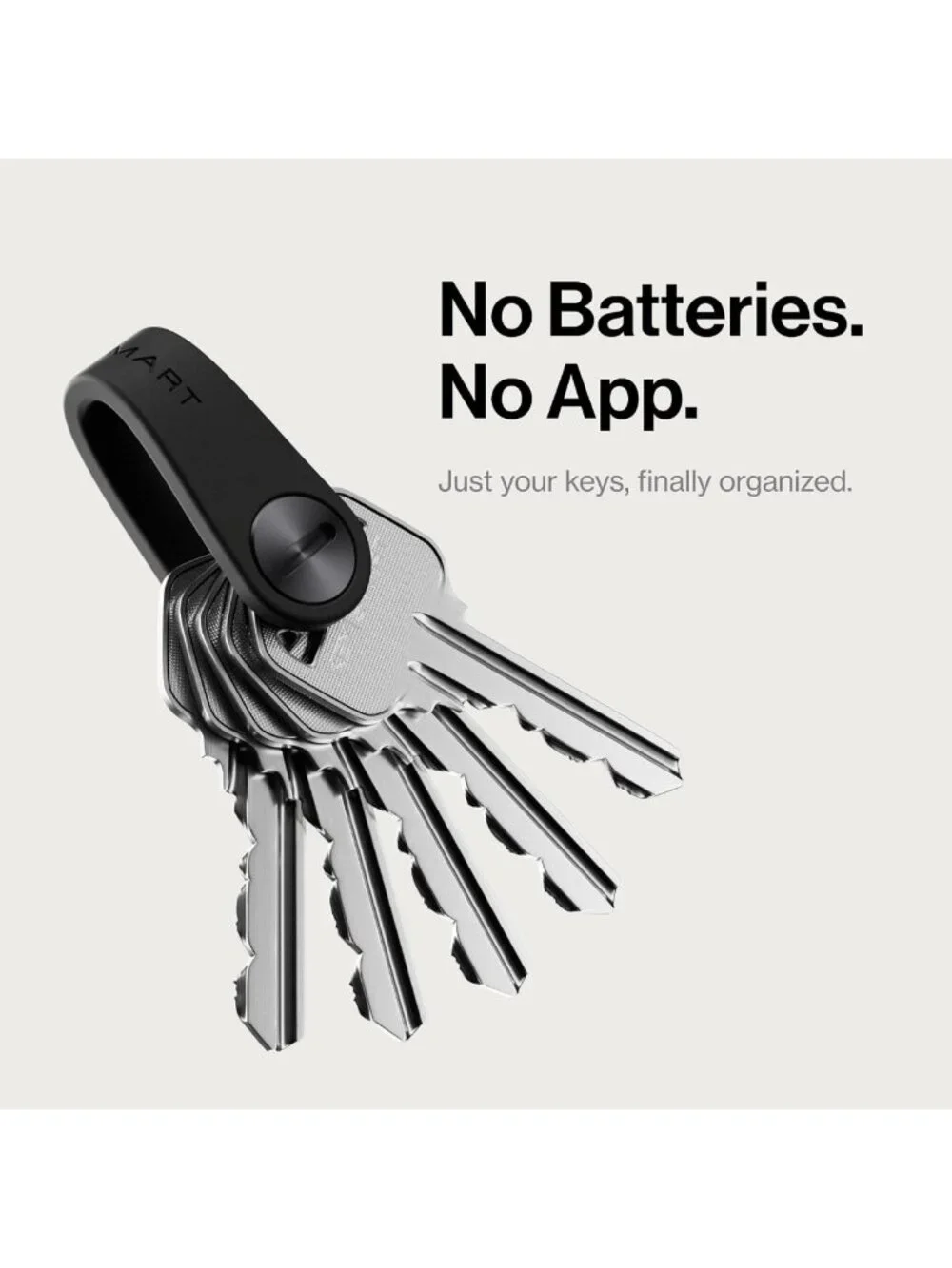 Compact Key Organizer - Mini Keychain Holder for Clutter-Free EDC Lifestyle